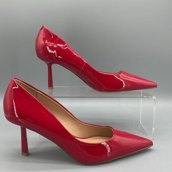 NEW Madden Girl Women Brynn Pointed Toe Pumps Red Size 10M - Picture 1 of 11